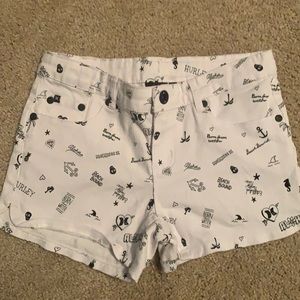 Hurley Girls stretch Jean shorts